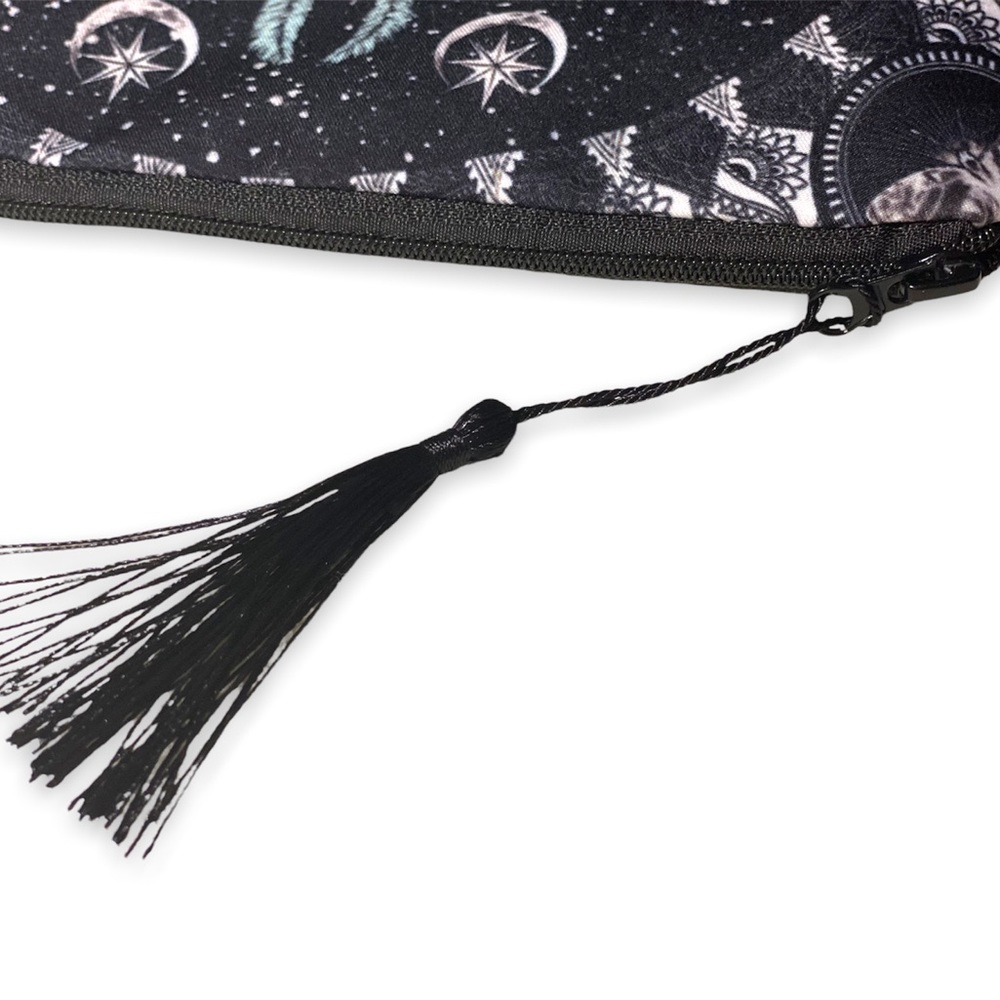 New Moth Moon Phases MakeUp Bag/Pouch moth zippered case moth… - Picture 5 of 6